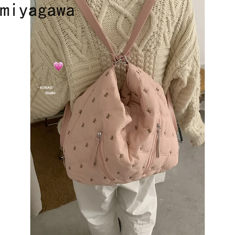 Miyagawa College Style Down Bag for Women New Korean Tote Bags Casual Large Capacity Backpack
Miyagawa College Style Down Bag for Women New Korean Tote Bags Casual Large Capacity Backpack
