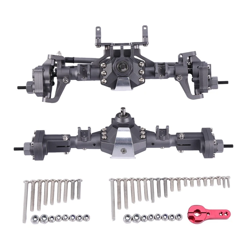 CNC Anodized Front And Rear Portal Axle For 1/10 RC Crawler Car Axial SCX10 II 90046 RC4WD D90 RGT 86100 Redcat GEN8 Kit 3
CNC Anodized Front And Rear Portal Axle For 1/10 RC Crawler Car Axial SCX10 II 90046 RC4WD D90 RGT 86100 Redcat GEN8 Kit 3