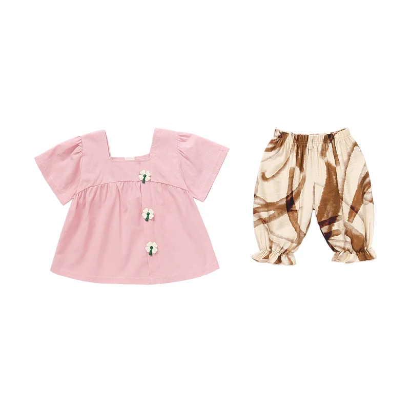 New Summer Baby Girls Clothes Suit Kids Clothing Children Fashion T-Shirt Shorts 2Pcs/Sets Infant Toddler Casual Cotton Costume
New Summer Baby Girls Clothes Suit Kids Clothing Children Fashion T-Shirt Shorts 2Pcs/Sets Infant Toddler Casual Cotton Costume