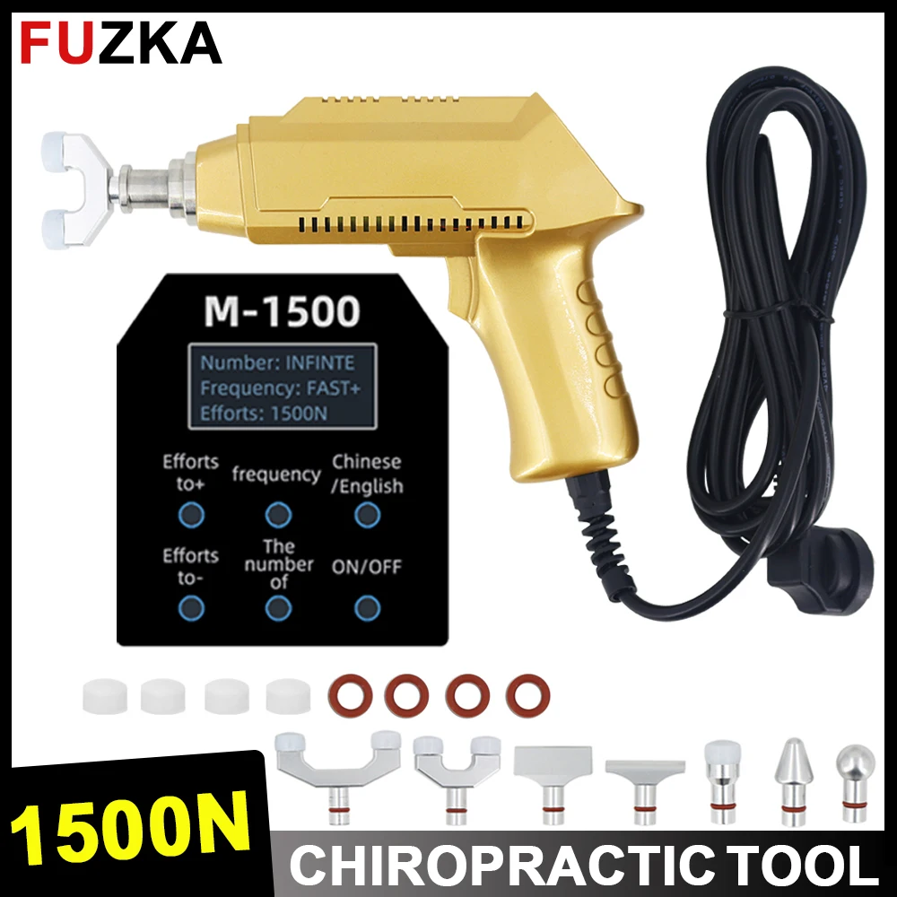 1500N Chiropractic Adjusting Tool Electric Correction Spine Gun Shoulder Cervical Massager Effective Muscle Relax Pain Relief
1500N Chiropractic Adjusting Tool Electric Correction Spine Gun Shoulder Cervical Massager Effective Muscle Relax Pain Relief