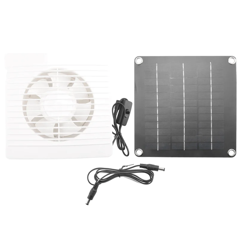M16K-Solar Fan For Greenhouse - 50W Solar Panel + 10 Inch Solar Exhaust Fan For Shed, Chicken Coop Greenhouse
M16K-Solar Fan For Greenhouse - 50W Solar Panel + 10 Inch Solar Exhaust Fan For Shed, Chicken Coop Greenhouse