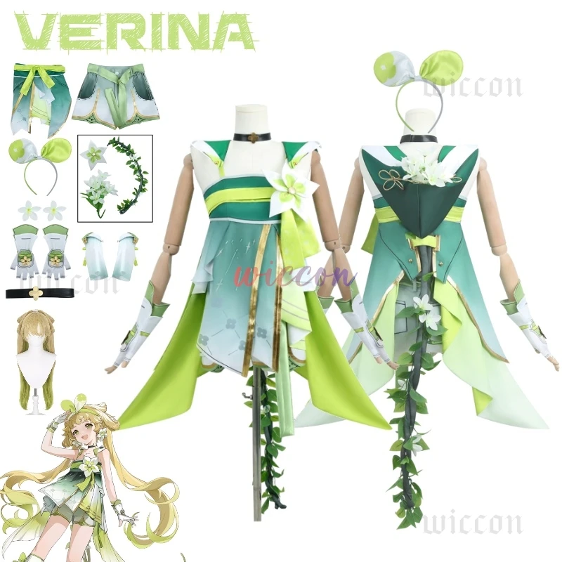 Игра Wuthering Waves Verina One Character Currently Empled At The Antique Bonsai Shop A Plant Breeder Косплей Костюм Полный комплект
Игра Wuthering Waves Verina One Character Currently Empled At The Antique Bonsai Shop A Plant Breeder Косплей Костюм Полный комплект