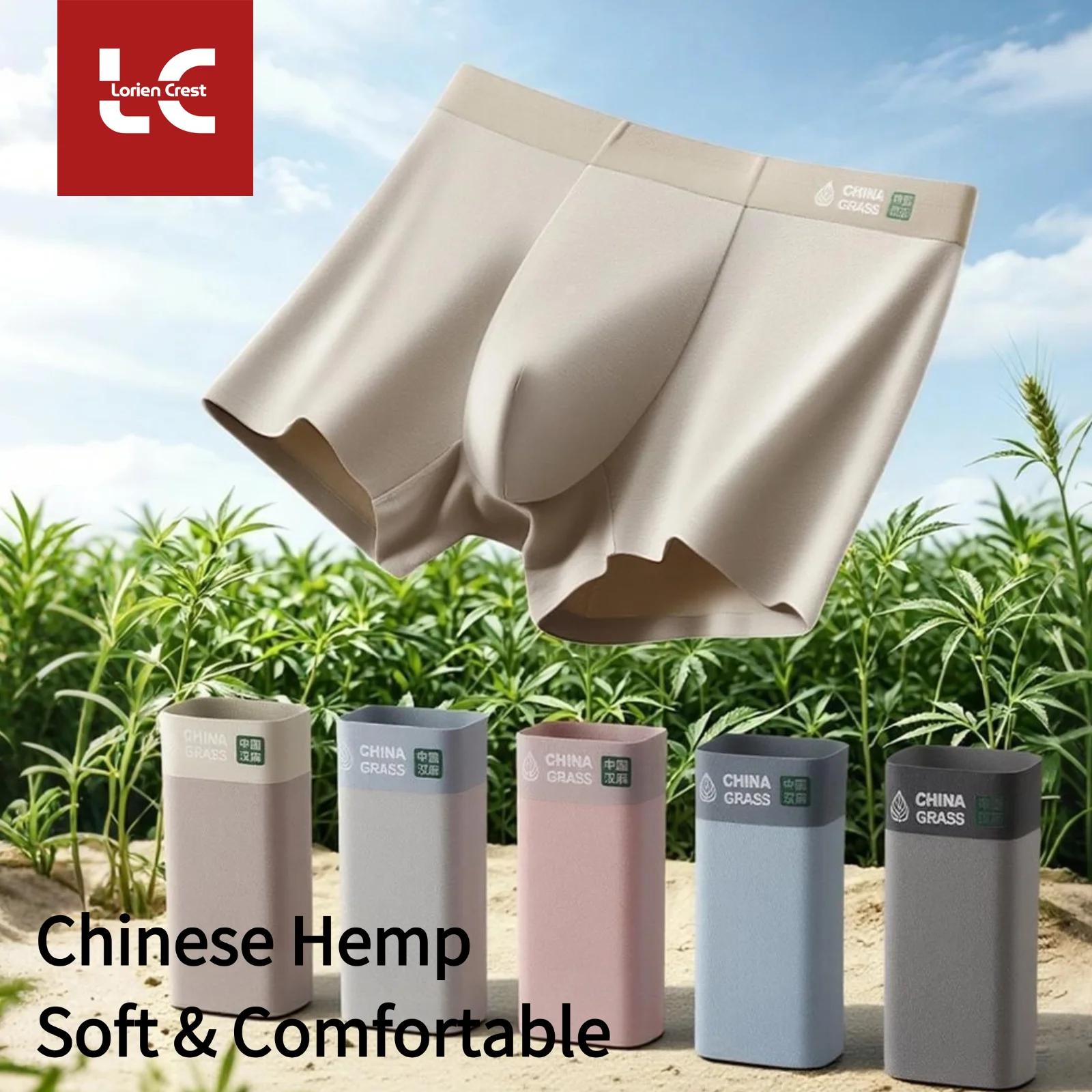 3Pcs Men's Chinese Hemp Soft Modal Trunks Antibacterial Crotch Seamless Stretchy Wicking Tagless Comfortable Men Underwear
3Pcs Men's Chinese Hemp Soft Modal Trunks Antibacterial Crotch Seamless Stretchy Wicking Tagless Comfortable Men Underwear