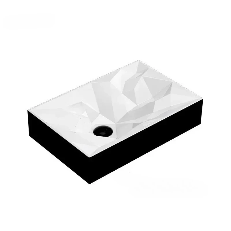 Nordic Black Bathroom Sinks Household Ceramic Art Bathroom Washbasins Simple Rectangular Above Counter Basin Modern Wash
Nordic Black Bathroom Sinks Household Ceramic Art Bathroom Washbasins Simple Rectangular Above Counter Basin Modern Wash