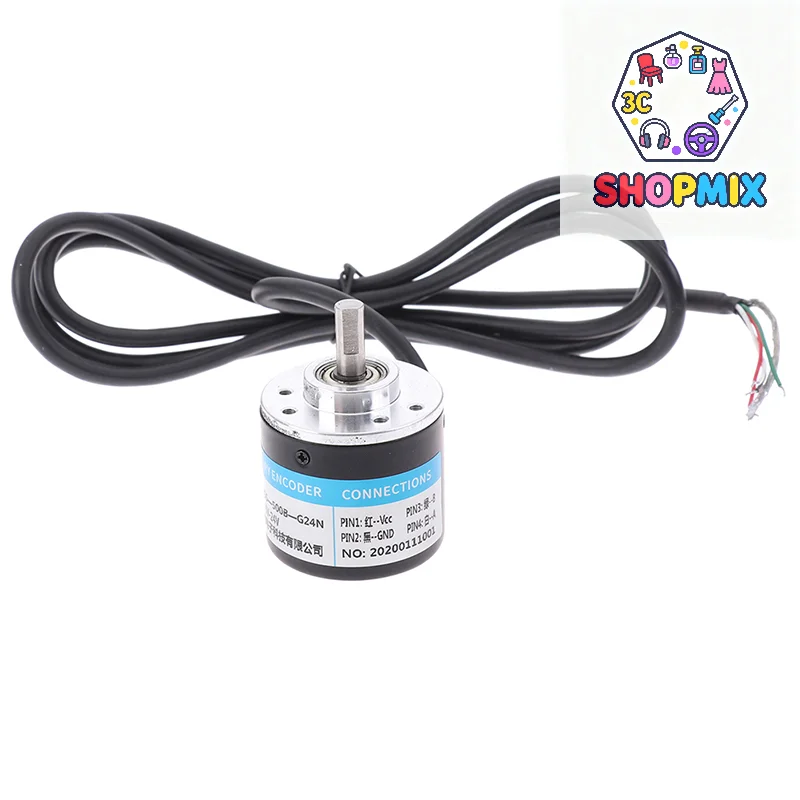 Фотоэлектрический инкрементальный поворотный энкодер 100/200/360/400/500/600P/R, 5В-24В
Фотоэлектрический инкрементальный поворотный энкодер 100/200/360/400/500/600P/R, 5В-24В