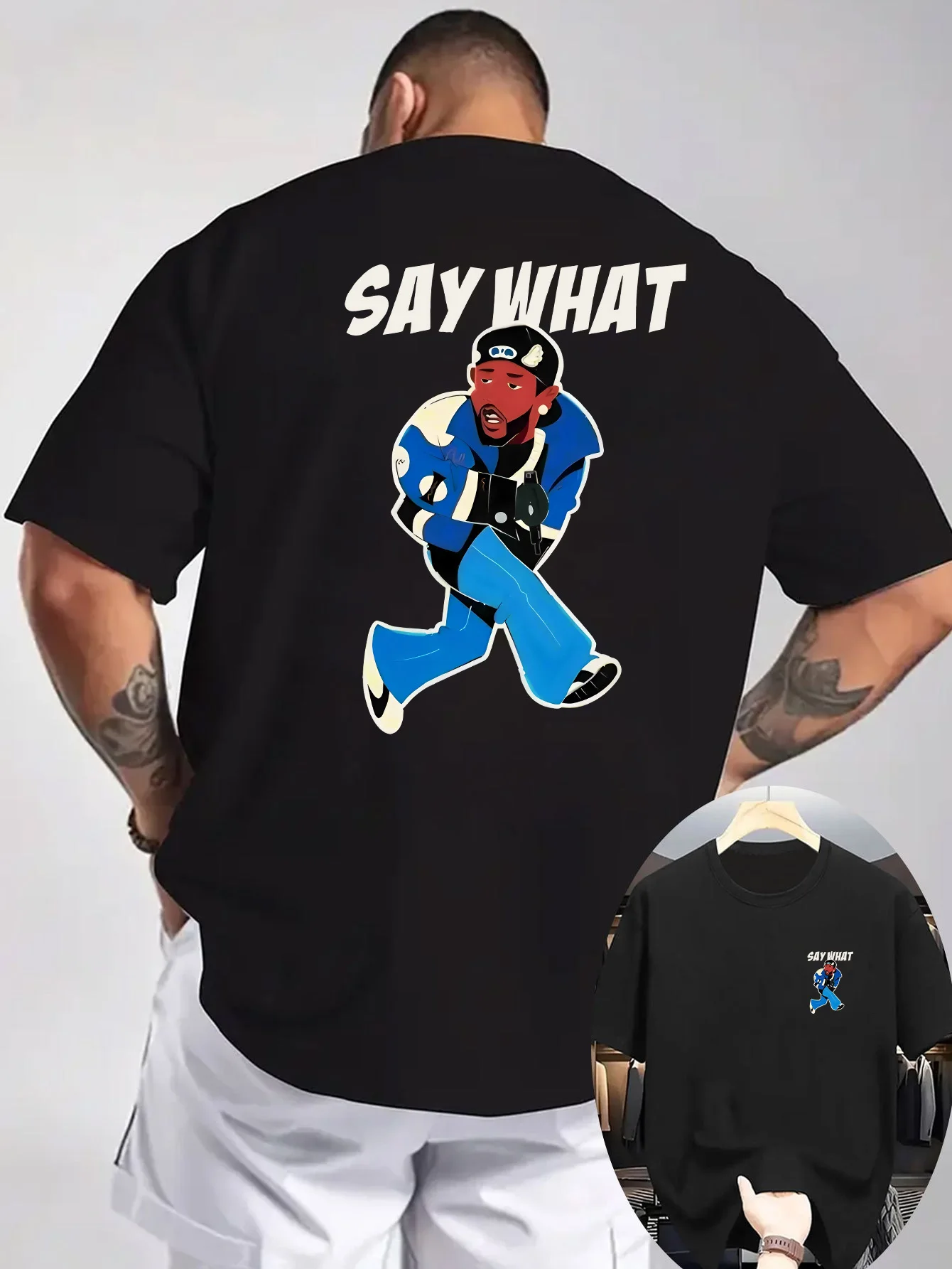 2026 Summer New Men's Casual Short Sleeve T-shirt Round Neck Top Knitted Fabrics Fresh and Comfortable Cartoon Character Print
2026 Summer New Men's Casual Short Sleeve T-shirt Round Neck Top Knitted Fabrics Fresh and Comfortable Cartoon Character Print