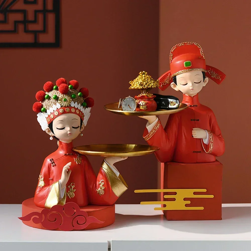 Retro Bride Sculpture Decor Key Storage Tray Creative Home Decoration Resin Crafts Desktop Storage Decoration Wedding Gifts
Retro Bride Sculpture Decor Key Storage Tray Creative Home Decoration Resin Crafts Desktop Storage Decoration Wedding Gifts
