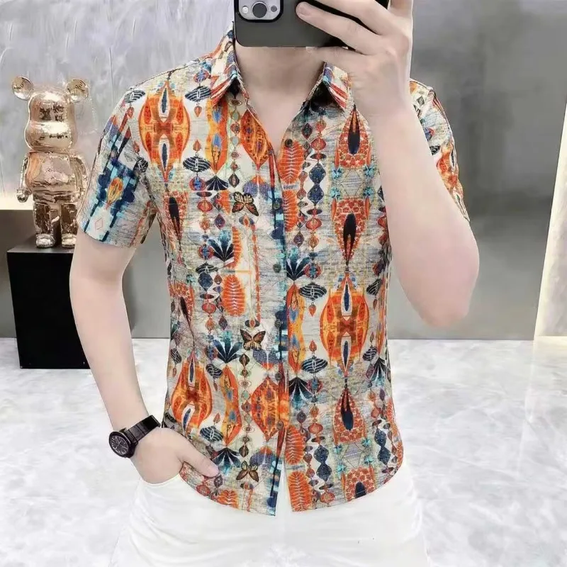 Summer Vintage Printed Short Sleeved Shirt for Men Comfortable Bohemian Beach Shirts Street Wear Social Men's Clothing M-5XL
Summer Vintage Printed Short Sleeved Shirt for Men Comfortable Bohemian Beach Shirts Street Wear Social Men's Clothing M-5XL