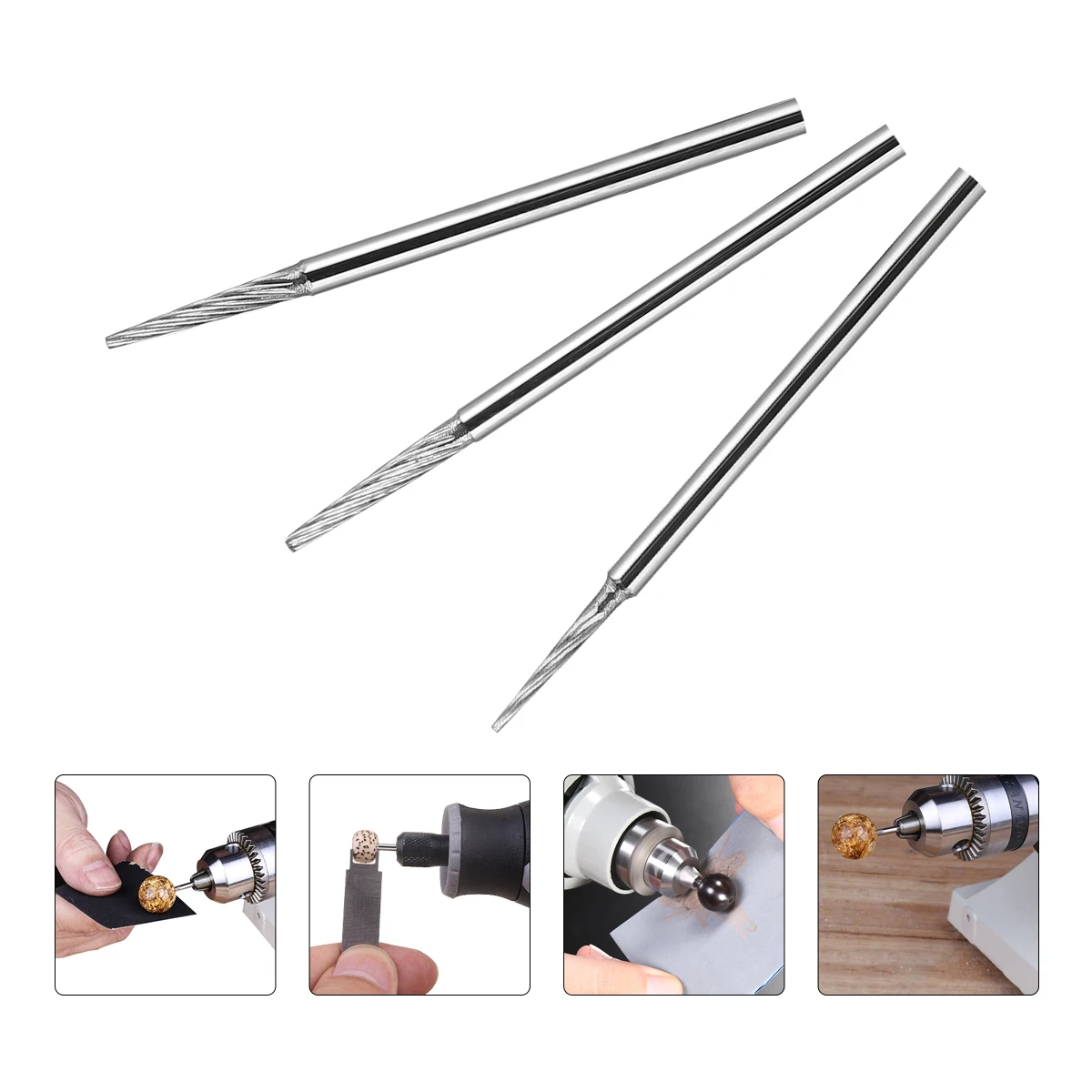 3pcs Bead Polishing Shafts Tungsten Steel Fixed Rod Grinding Fixed Needle Jewelry Accessories
3pcs Bead Polishing Shafts Tungsten Steel Fixed Rod Grinding Fixed Needle Jewelry Accessories