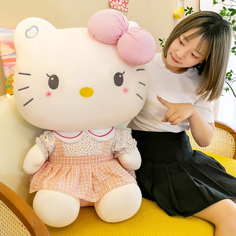 Плюшевые игрушки Sanrio 35-75 см, большая плюшевая подушка Hello Kitty, мультяшная аниме-игрушка, кавайный декор, мягкая кукла, детская игрушка, подарок
Плюшевые игрушки Sanrio 35-75 см, большая плюшевая подушка Hello Kitty, мультяшная аниме-игрушка, кавайный декор, мягкая кукла, детская игрушка, подарок