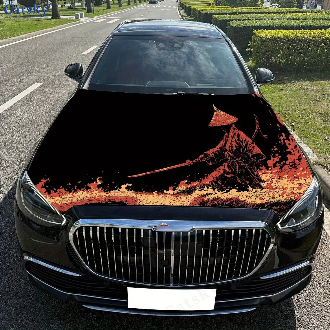 Flame Warrior Car Hood Sticker PVC Self Waterproof Stick, Striking Auto Exterior Accessories Decor Protect Gift for Car Lover
Flame Warrior Car Hood Sticker PVC Self Waterproof Stick, Striking Auto Exterior Accessories Decor Protect Gift for Car Lover