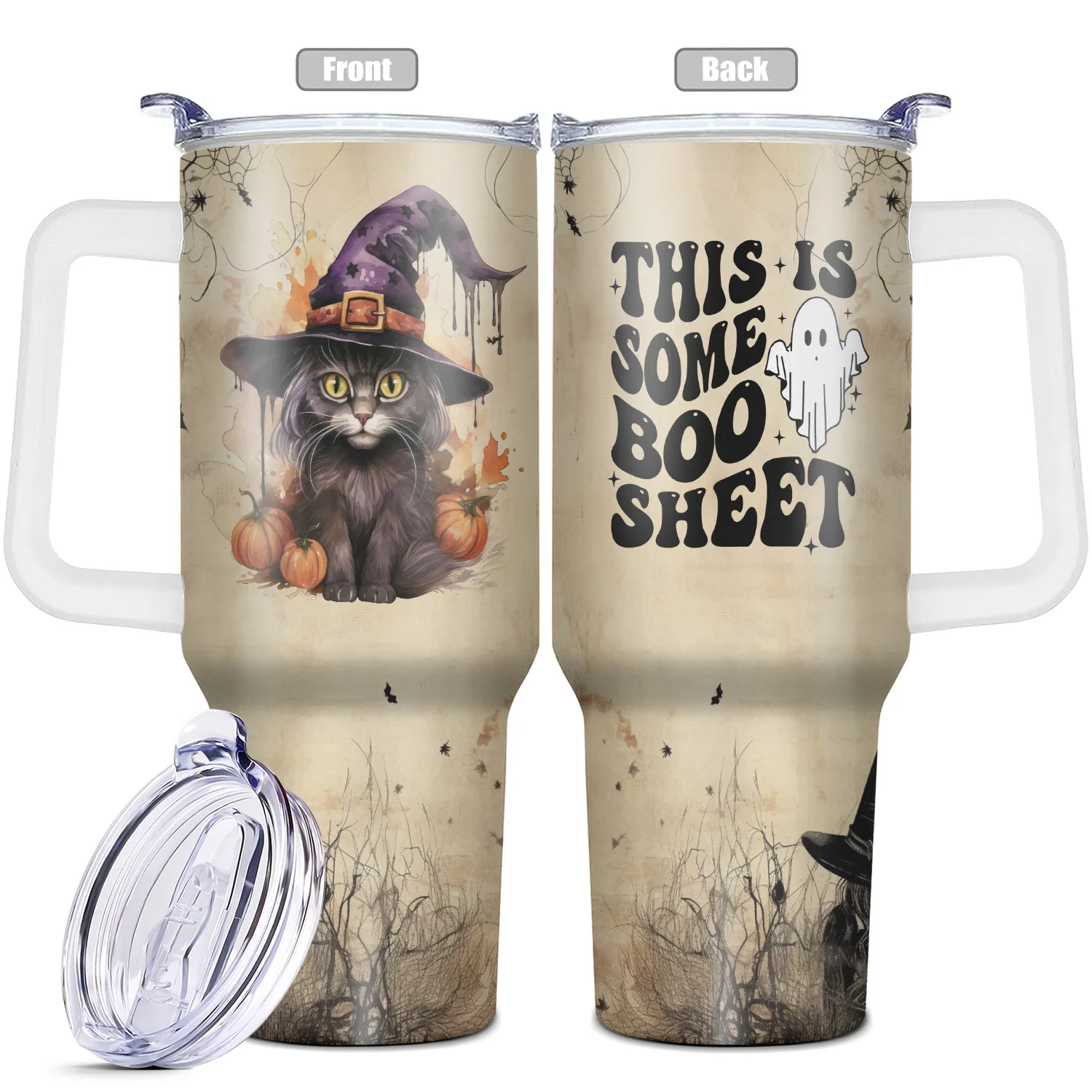 1pc, Halloween Gift 40 oz Stainless Steel Tumbler, Funny Print Double Wall Vacuum Insulated Travel Mug, Halloween gifts,
1pc, Halloween Gift 40 oz Stainless Steel Tumbler, Funny Print Double Wall Vacuum Insulated Travel Mug, Halloween gifts,
