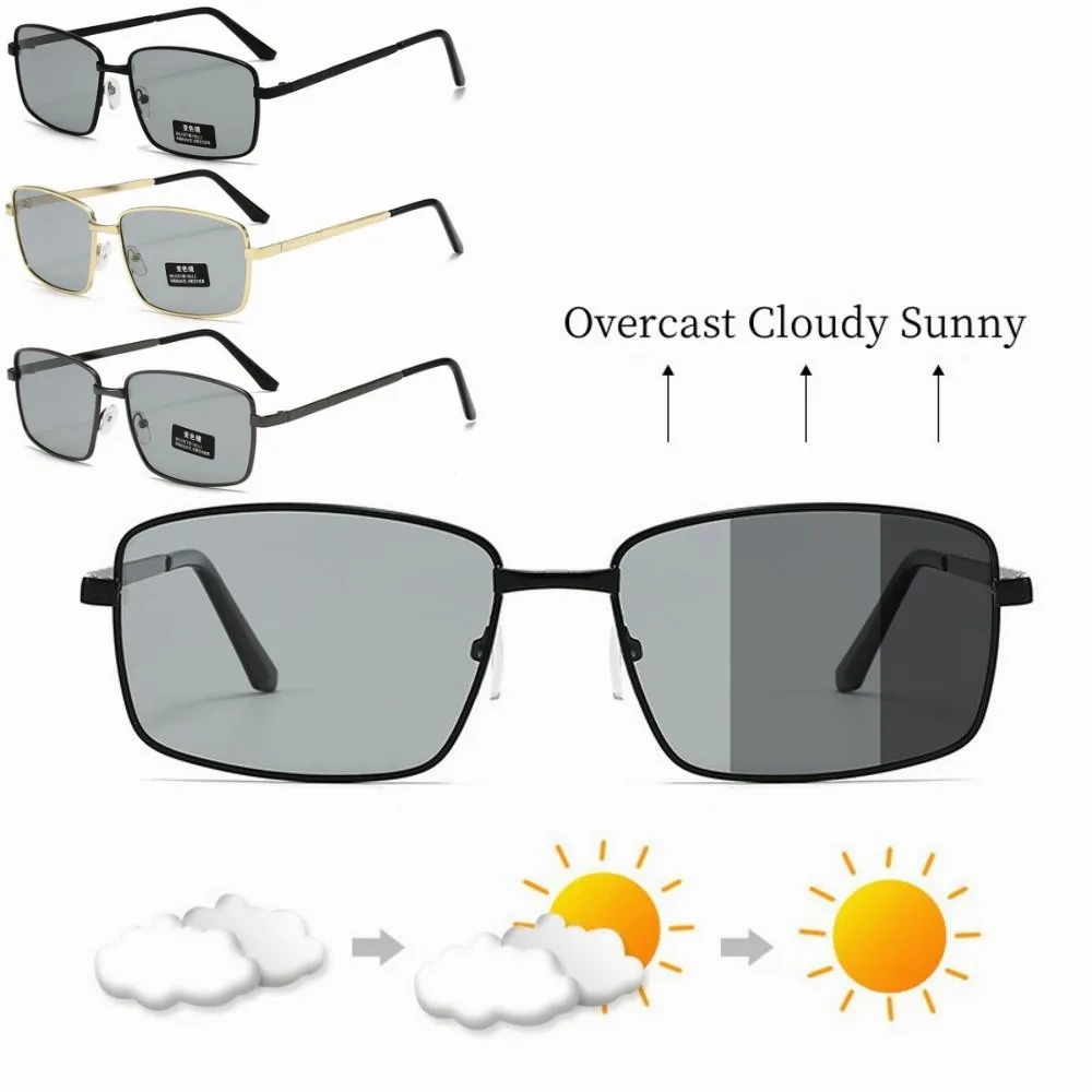 Metal Polarized Color-Changing Sunglasses Men Women Fashion Outdoor Sport Driving Camping High Definition Shades UV 400
Metal Polarized Color-Changing Sunglasses Men Women Fashion Outdoor Sport Driving Camping High Definition Shades UV 400