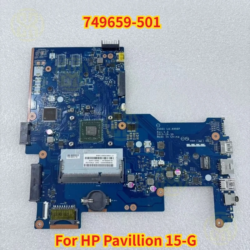 LA-A996P 749659-501 For HP Pavillion 15-G Laptop Motherboard CPU E2-3800 Test OK
LA-A996P 749659-501 For HP Pavillion 15-G Laptop Motherboard CPU E2-3800 Test OK