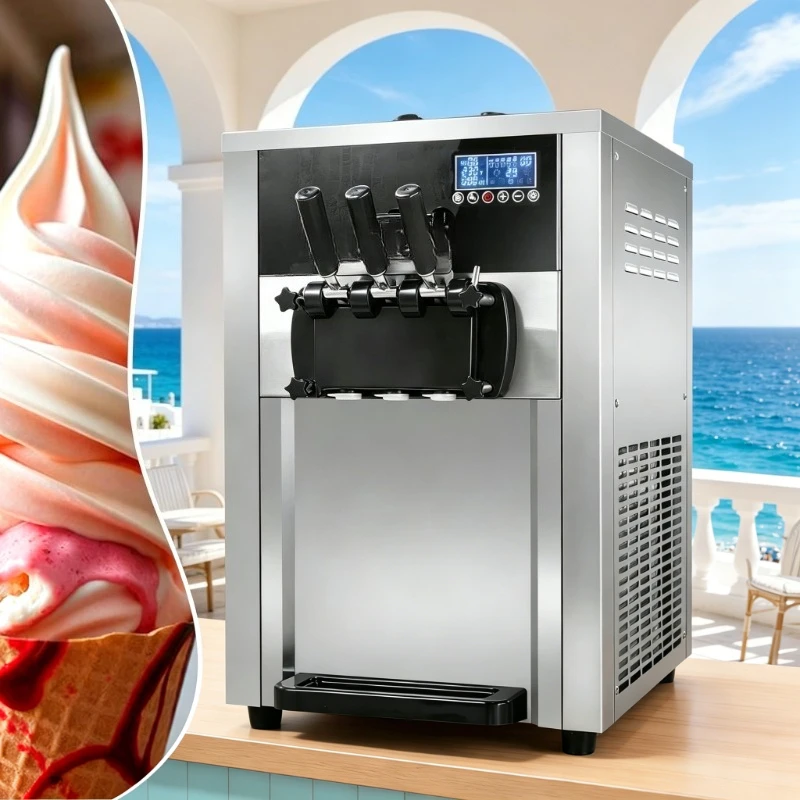 Heavy Duty Soft Serve Machine Electric Ice Cream Maker for Restaurant Cafe Use
Heavy Duty Soft Serve Machine Electric Ice Cream Maker for Restaurant Cafe Use
