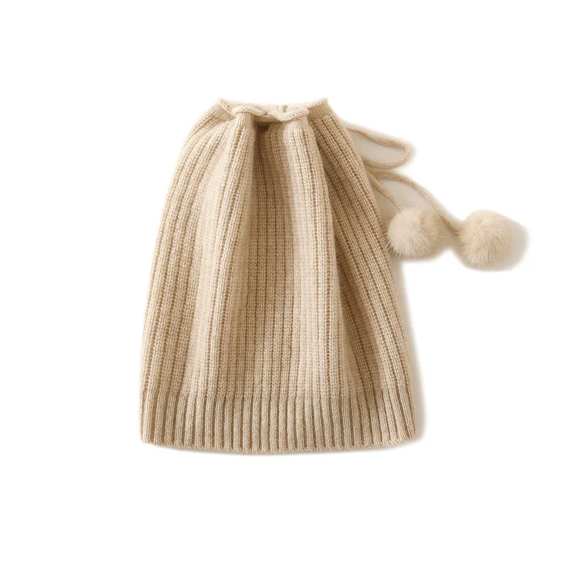 High-Quality Soft Waxy Cashmere Hat Spring And Autumn New Women's Pure Color With Hairball Warm Knitted Casual Hat
High-Quality Soft Waxy Cashmere Hat Spring And Autumn New Women's Pure Color With Hairball Warm Knitted Casual Hat
