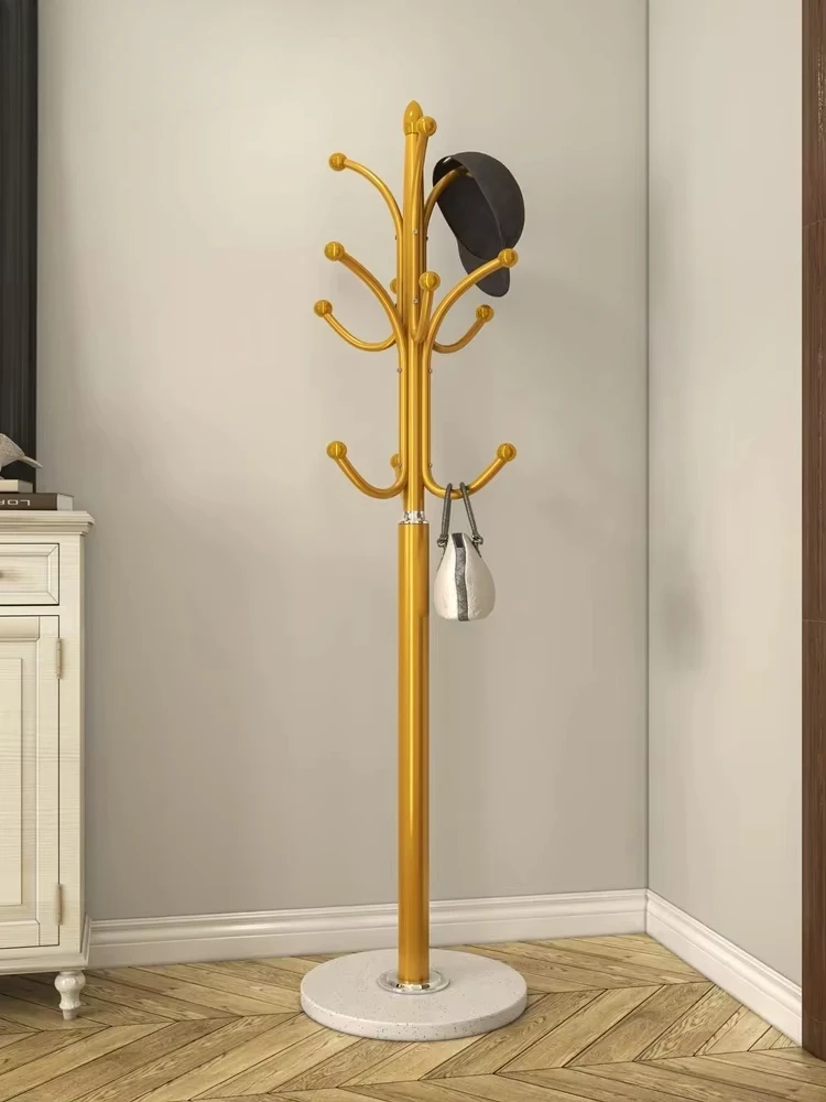 Wrought iron coat rack floor-to-floor bedroom clothes household clothes simple bag drying
Wrought iron coat rack floor-to-floor bedroom clothes household clothes simple bag drying