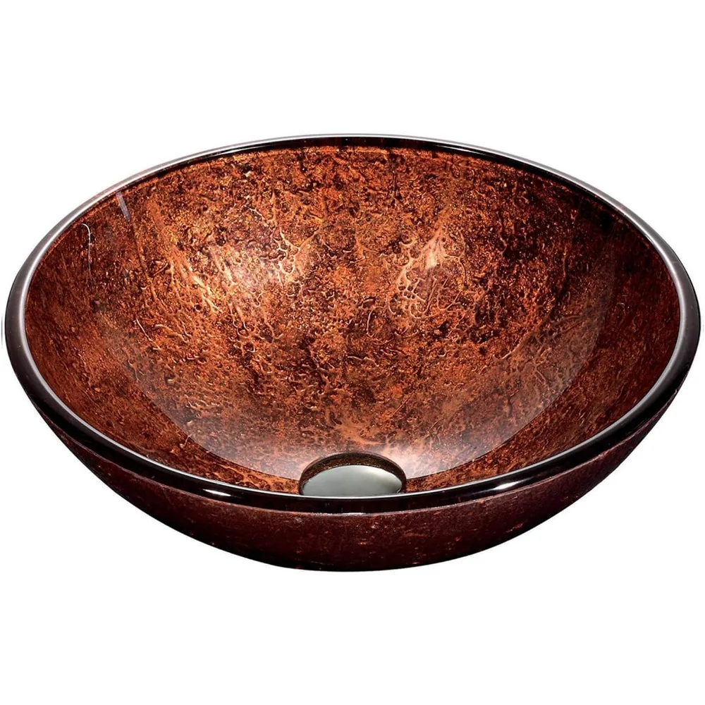 Over the Counter Glass Round Vessel Bathroom Sink, Modern and Elegant Above-Counter Basin with Tempered Glass Material
Over the Counter Glass Round Vessel Bathroom Sink, Modern and Elegant Above-Counter Basin with Tempered Glass Material