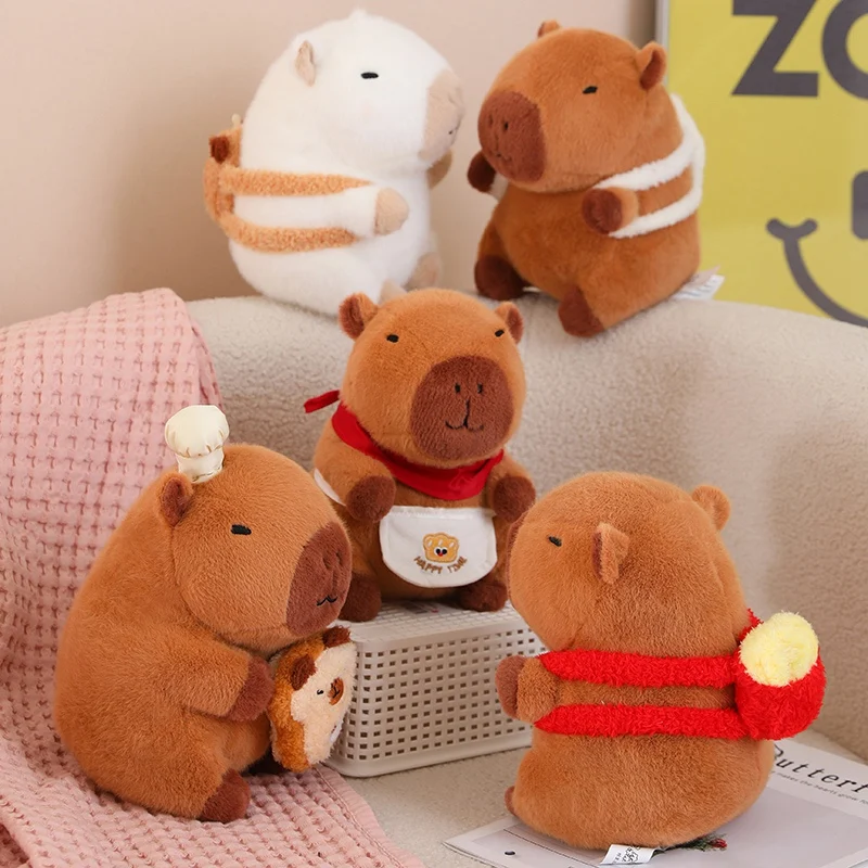 Kawaii Chef Capybara плюшевая игрушка мягкая мультяшная хлеб Капибара кукла Капибара аниме пушистая игрушка детские игрушки подарок на день рождения и Рождество
Kawaii Chef Capybara плюшевая игрушка мягкая мультяшная хлеб Капибара кукла Капибара аниме пушистая игрушка детские игрушки подарок на день рождения и Рождество