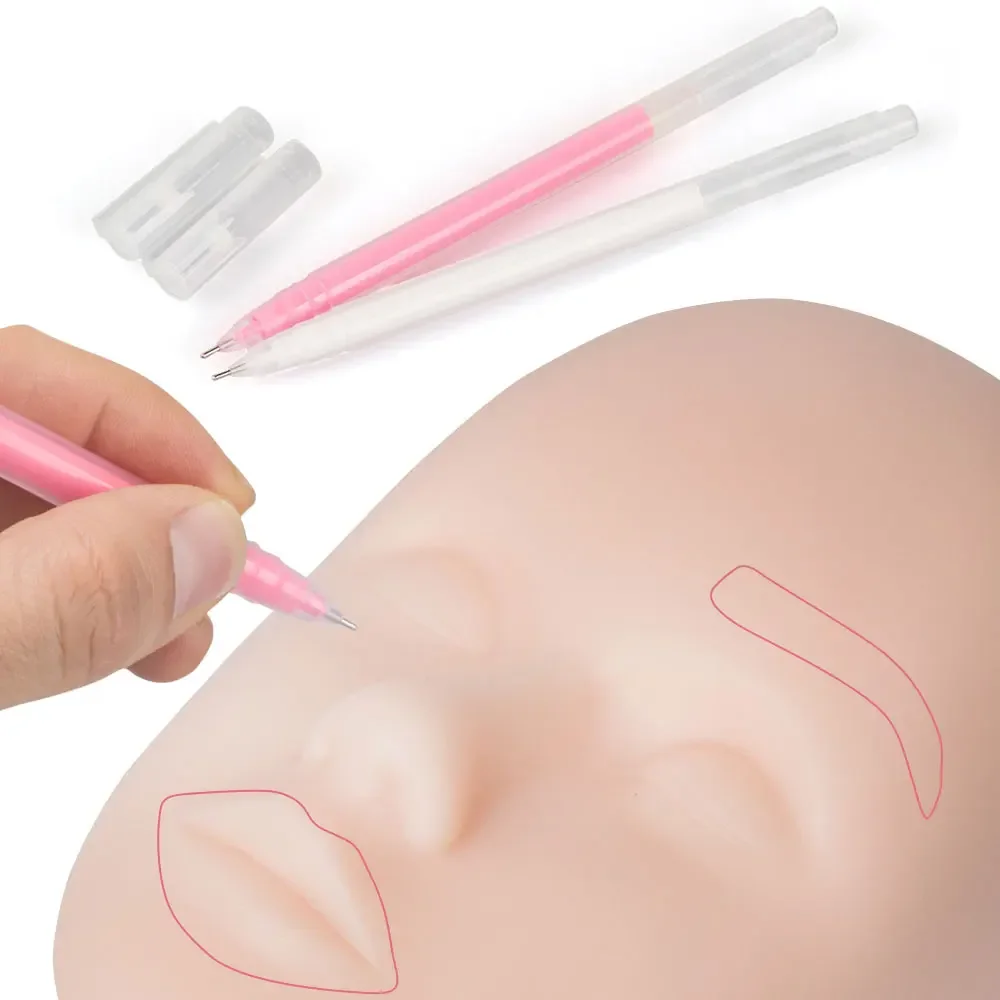 1 шт., карандаш для картирования бровей, перманентная линия позиционирования татуировки, гелевая ручка для бровей, губ, розовый/белый инструмент для макияжа 
1 шт., карандаш для картирования бровей, перманентная линия позиционирования татуировки, гелевая ручка для бровей, губ, розовый/белый инструмент для макияжа