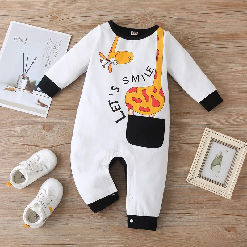 Animal Giraffe Long Sleeve Baby Boy Romper Spring Fall Baby Clothes Pajamas Cotton Baby Girl Romper Patchwork Cute Cartoon
Animal Giraffe Long Sleeve Baby Boy Romper Spring Fall Baby Clothes Pajamas Cotton Baby Girl Romper Patchwork Cute Cartoon