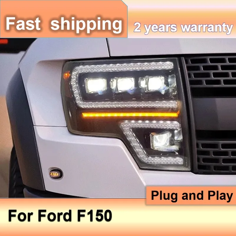 Car Accessories for Ford F150 Raptor Headlight 2009-2014 F150 Headlamp DRL Dynamic Turn Signal High Beam Projector Lens
Car Accessories for Ford F150 Raptor Headlight 2009-2014 F150 Headlamp DRL Dynamic Turn Signal High Beam Projector Lens
