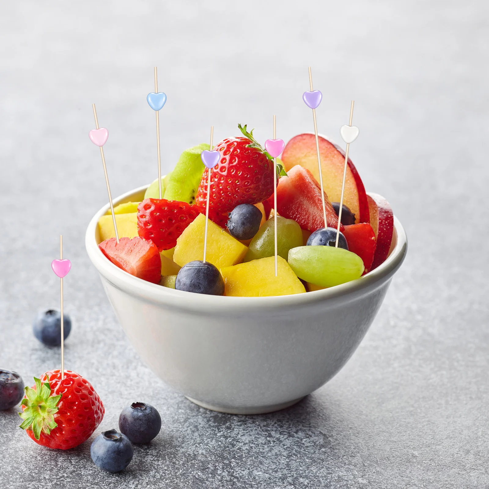 300Pcs Bamboo Fruit Picks Heart Shaped Disposable Cocktail Skewers for Appetizers Sushi Fruit Cake Decorative Party Supplies
300Pcs Bamboo Fruit Picks Heart Shaped Disposable Cocktail Skewers for Appetizers Sushi Fruit Cake Decorative Party Supplies