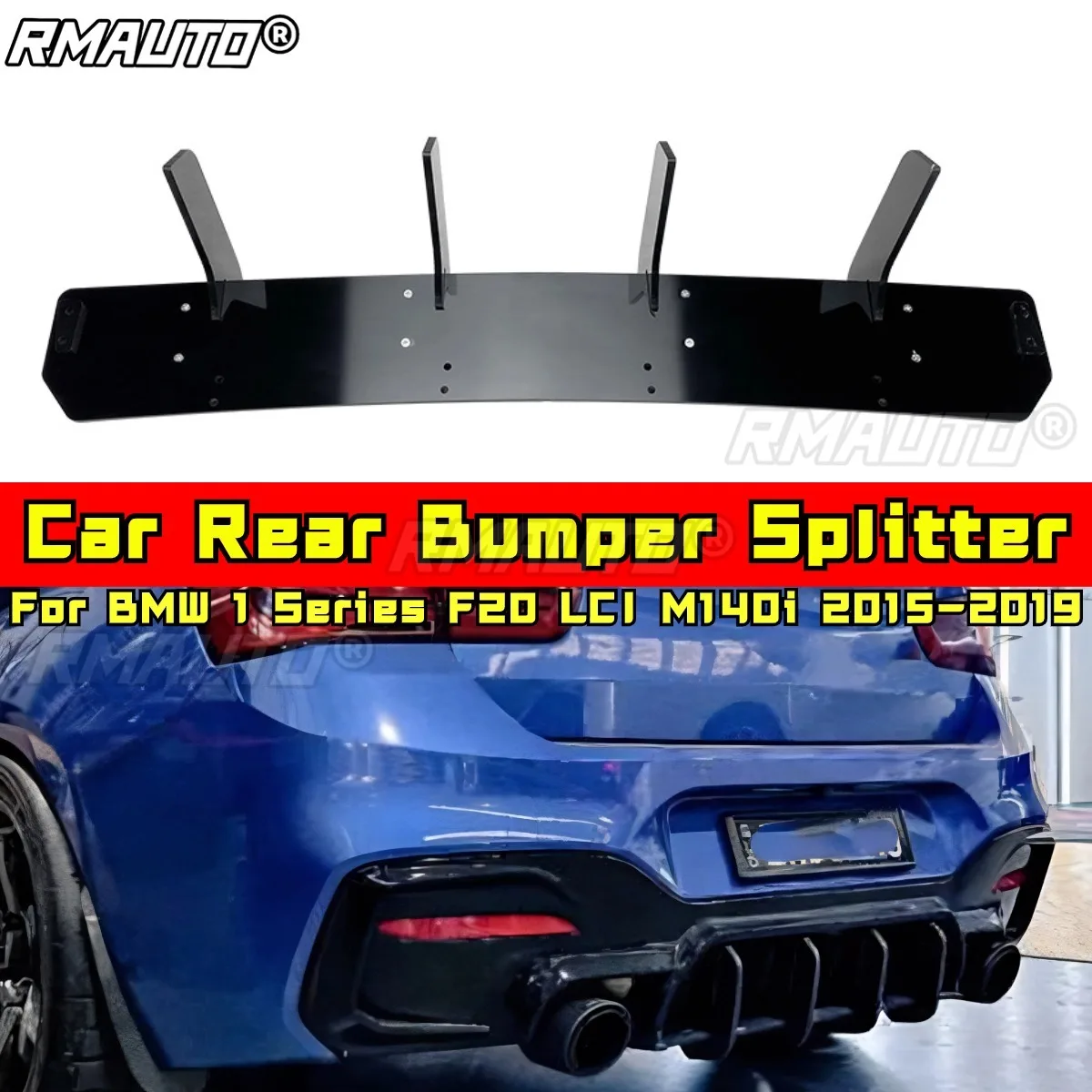 For BMW 1 Series F20 LCI M140i Rear Bumper Diffuser Guard Lip for BMW 1 Series F20 LCI M140i 2015-2019 Car Accessories
For BMW 1 Series F20 LCI M140i Rear Bumper Diffuser Guard Lip for BMW 1 Series F20 LCI M140i 2015-2019 Car Accessories
