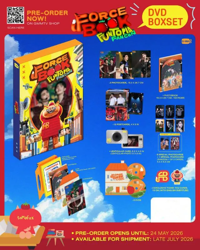 2026 Pre-sale Gmmtv Thai Star Forcebook Thailand Drama Melody Of Secrets Fancon Dvd Boxset
2026 Pre-sale Gmmtv Thai Star Forcebook Thailand Drama Melody Of Secrets Fancon Dvd Boxset