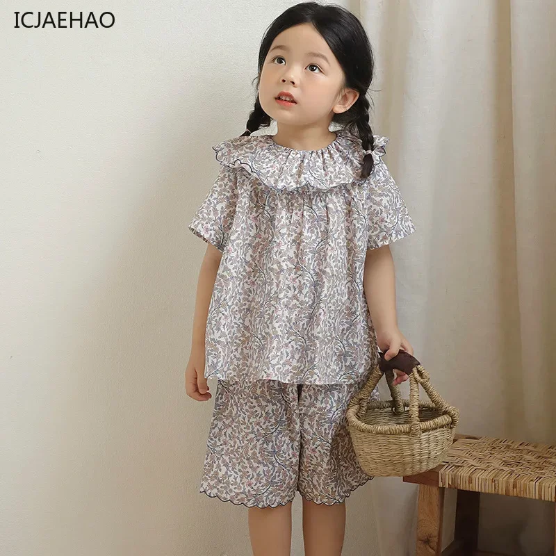 ICJAEHAO 2024 Girls Shirt New Children's Summer Matching Fashionable Kids Casual Floral Shorts Pants Flower Tops Clothes 4-6Y
ICJAEHAO 2024 Girls Shirt New Children's Summer Matching Fashionable Kids Casual Floral Shorts Pants Flower Tops Clothes 4-6Y
