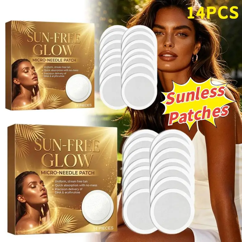  14PCS Sunless Patches Portable Micro-Needle Tanning Patches Quick Absorption Long Lasting Mild Self-Tan Micro-Needle Patches
14PCS Sunless Patches Portable Micro-Needle Tanning Patches Quick Absorption Long Lasting Mild Self-Tan Micro-Needle Patches