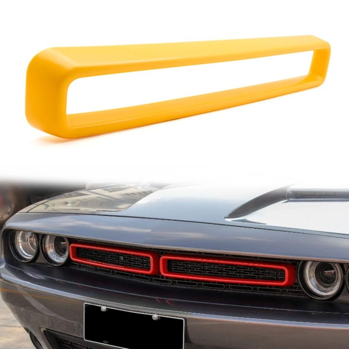For Dodge Challenger 2015-2020 Car Bumper Grill Decorative Frame Body Kit Front Bumper Grill Decorative Frame Exterior Part
For Dodge Challenger 2015-2020 Car Bumper Grill Decorative Frame Body Kit Front Bumper Grill Decorative Frame Exterior Part