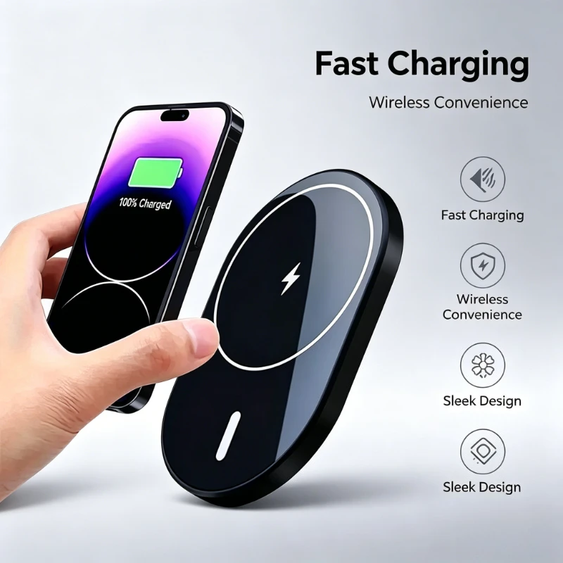 Strong Magnetic Car Wireless Charger Mount 360° Rotation Air Vent Holder For Magsafe iPhone 12-17 Pro Max Android Auto Daily Use
Strong Magnetic Car Wireless Charger Mount 360° Rotation Air Vent Holder For Magsafe iPhone 12-17 Pro Max Android Auto Daily Use
