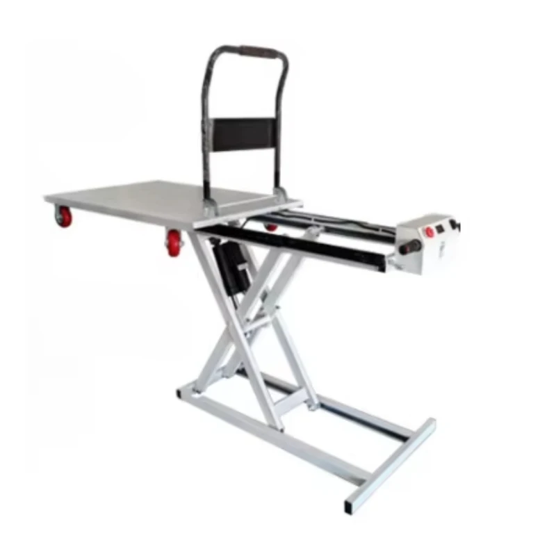 Warehouse Stainless Steel Hand Hydraulic Trolley Loading 250kg Lifting 1.3m Electric Hydraulic Scissor Lifting Table 100x70cm
Warehouse Stainless Steel Hand Hydraulic Trolley Loading 250kg Lifting 1.3m Electric Hydraulic Scissor Lifting Table 100x70cm