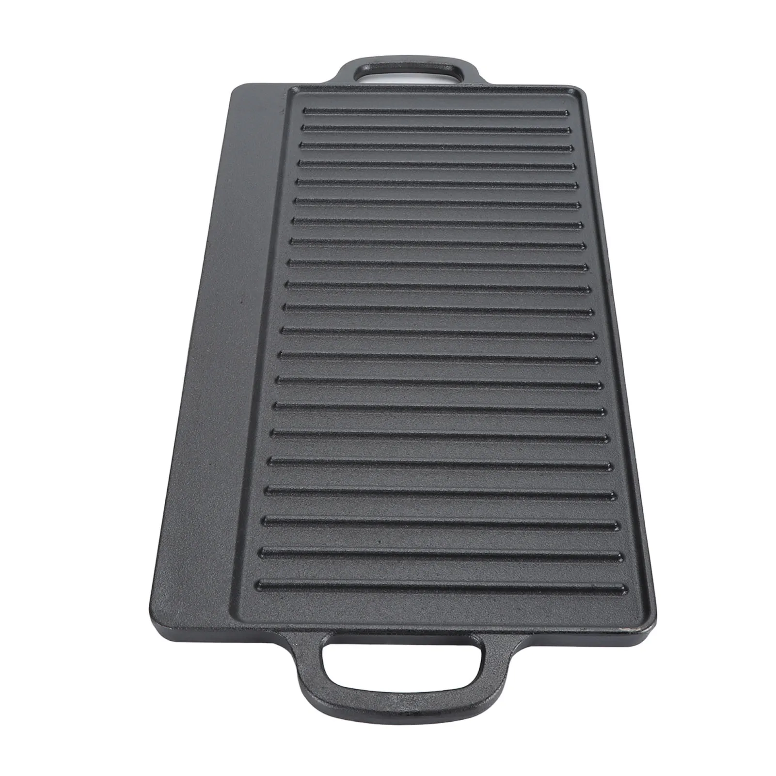 50x23x2cm Rectangular Grill Multipurpose Double Sided Double Ears Cast Iron Skillet Griddle for BBQ Grilling Foods
50x23x2cm Rectangular Grill Multipurpose Double Sided Double Ears Cast Iron Skillet Griddle for BBQ Grilling Foods