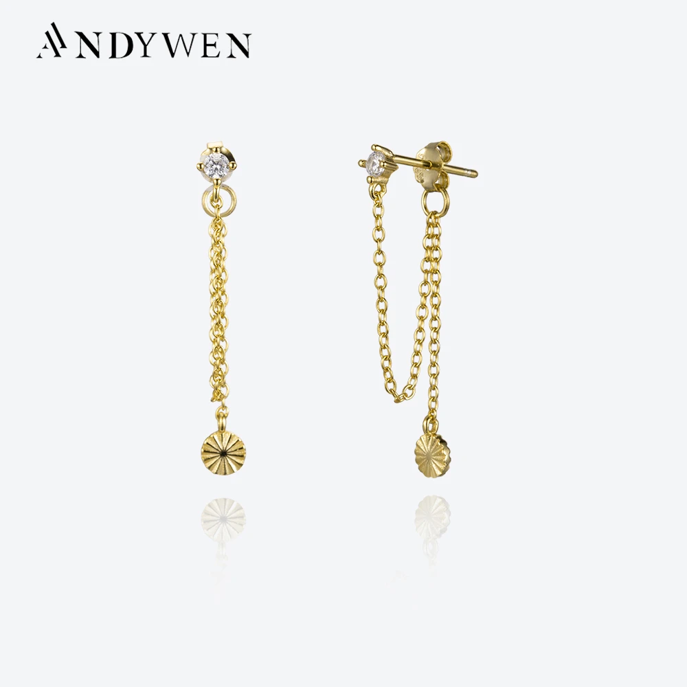 ANDYWEN 925 Sterling Silver Gold CZ Zircon Charm Chain Stud Earring Women Luxury Fine Jewelry 2022 Rock Punk Classic Jewels
ANDYWEN 925 Sterling Silver Gold CZ Zircon Charm Chain Stud Earring Women Luxury Fine Jewelry 2022 Rock Punk Classic Jewels
