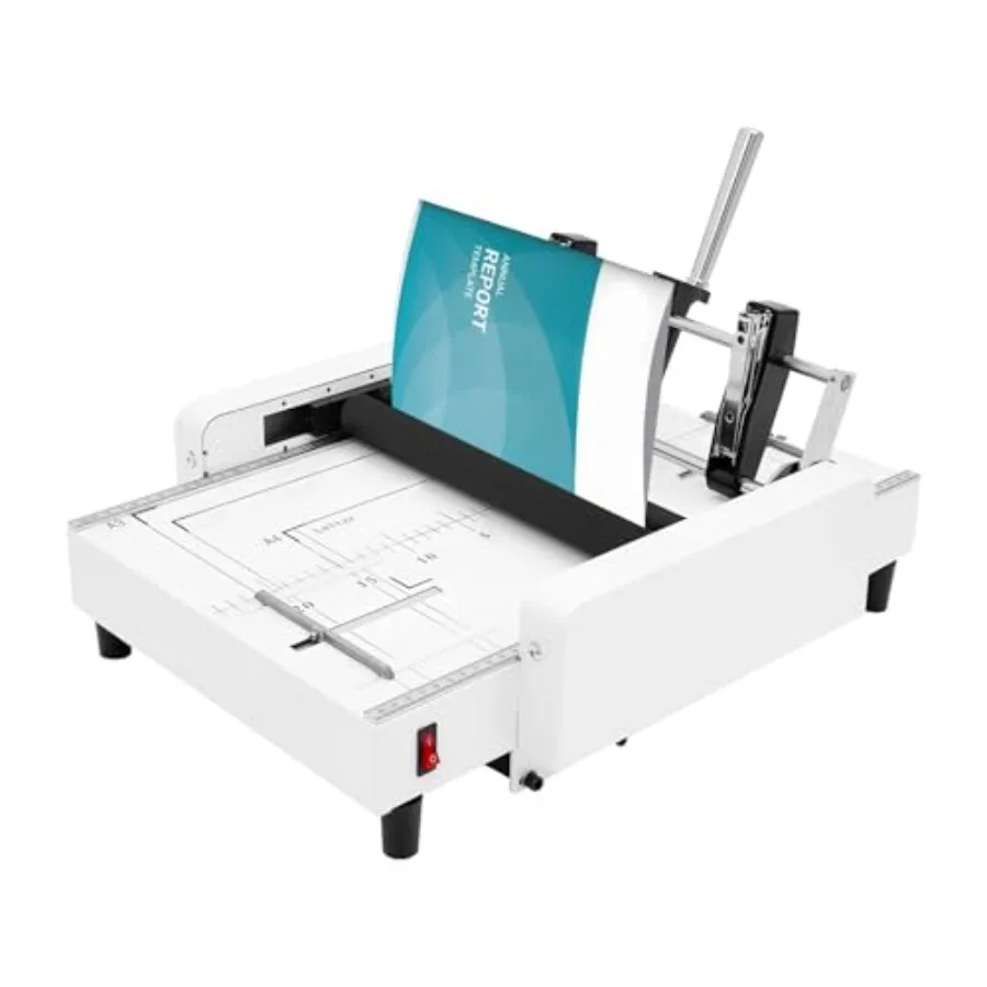 A3 Booklet Maker and Paper Folding Machine 2-in-1 Binding and Folding Steel 19.69x12.8 in 200-300 Books/hr Corded Electric
A3 Booklet Maker and Paper Folding Machine 2-in-1 Binding and Folding Steel 19.69x12.8 in 200-300 Books/hr Corded Electric