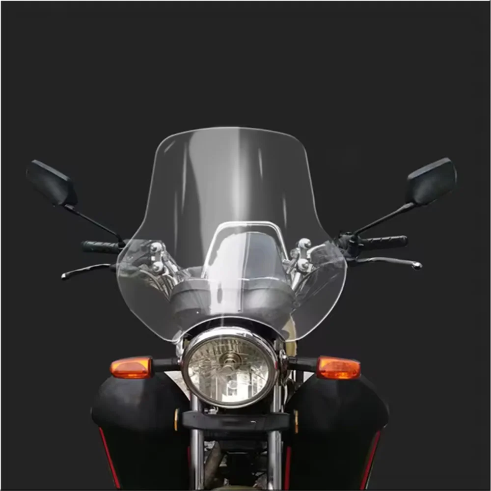 For Honda/Suzuki Crown Motorcycle Universal Windshield For Haojue GZ150 GZ 150 Front Windshield
For Honda/Suzuki Crown Motorcycle Universal Windshield For Haojue GZ150 GZ 150 Front Windshield