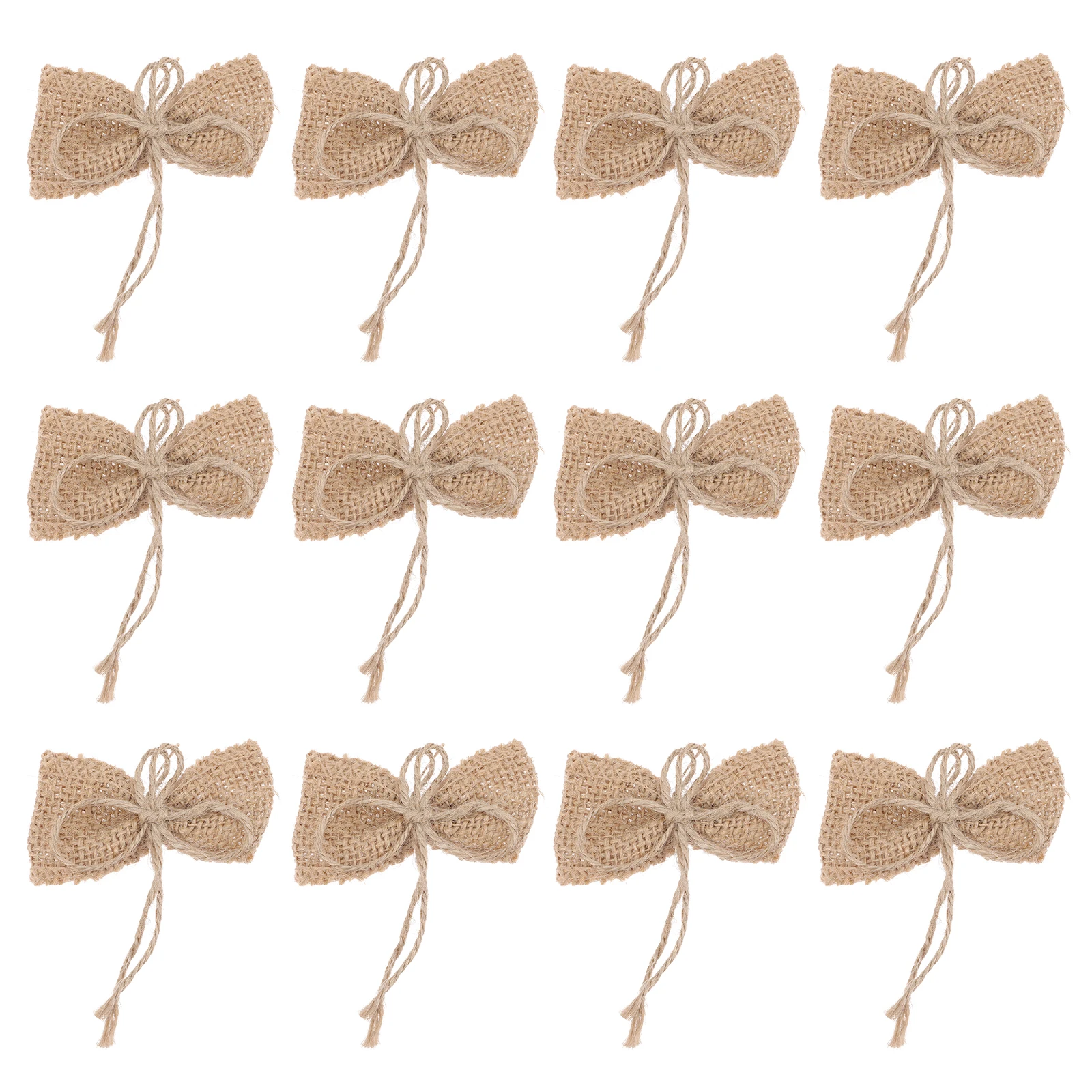 12 Pcs Rustic Crafts Christmas Bows For Wreaths Decor Ribbon Rustic Burlap Bows Linen Wreath DIY Accessories
12 Pcs Rustic Crafts Christmas Bows For Wreaths Decor Ribbon Rustic Burlap Bows Linen Wreath DIY Accessories