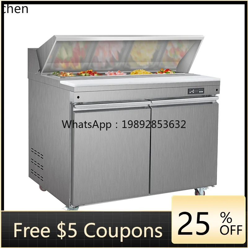 Salad Cabinet Commercial Salad Cabinet Slotted Fruit Fishing Display Refrigerated Freshkeeping Cabinet
Salad Cabinet Commercial Salad Cabinet Slotted Fruit Fishing Display Refrigerated Freshkeeping Cabinet