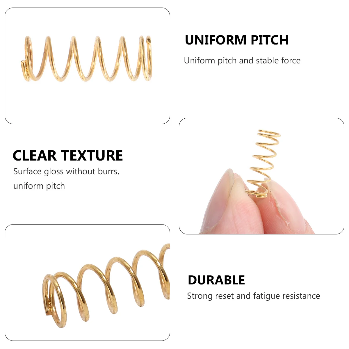 17Pcs Electric Guitar Bass Spring Pickup Height Adjust Tension Spring Saddle Tremolo Arm Repair Replacement
17Pcs Electric Guitar Bass Spring Pickup Height Adjust Tension Spring Saddle Tremolo Arm Repair Replacement