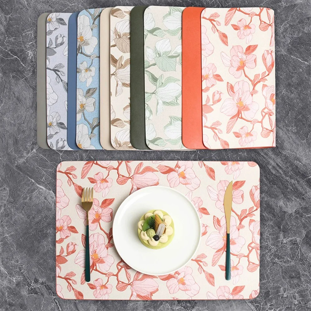 Faux Leather Placemats Waterproof Oil-Proof Dining Table Mats for Kitchen,Indoor & Outdoor Heat Resistant Wipeable PU Place Mats
Faux Leather Placemats Waterproof Oil-Proof Dining Table Mats for Kitchen,Indoor & Outdoor Heat Resistant Wipeable PU Place Mats