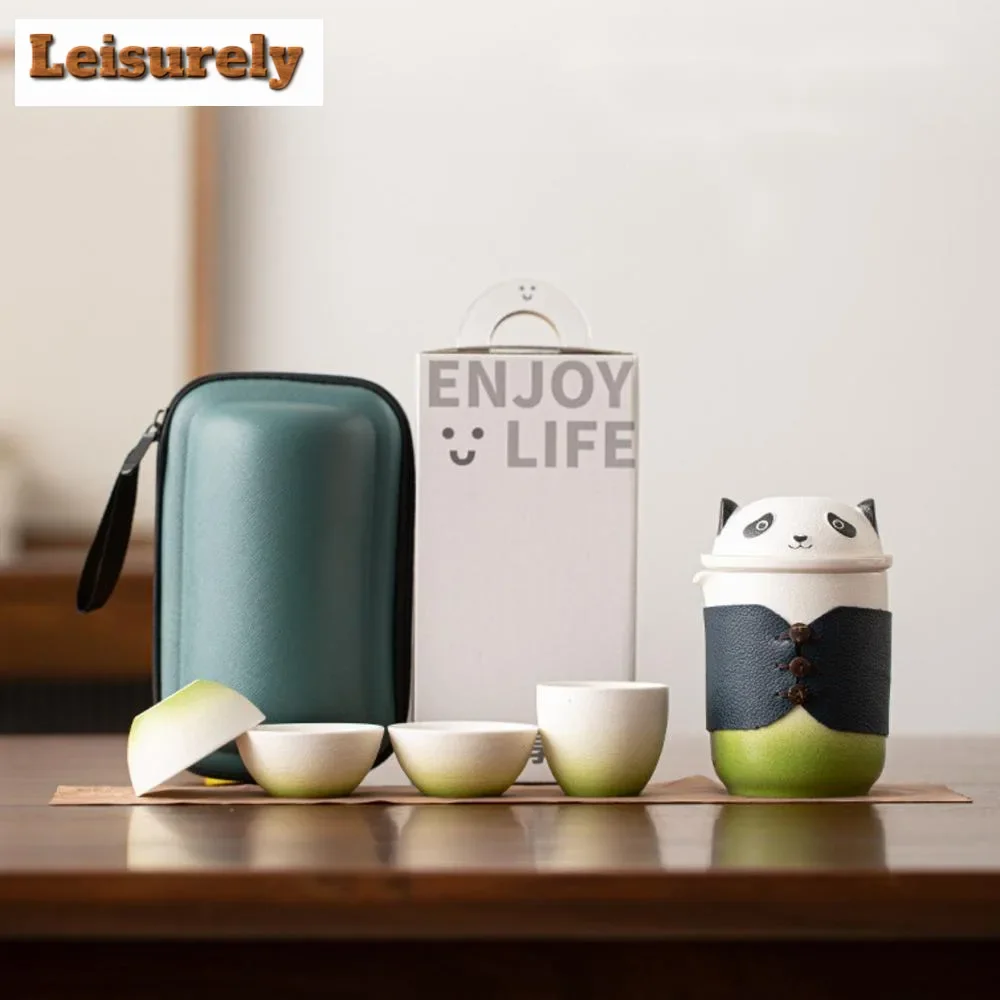 Cute Panda Dargon Tea Set Kit Luxury Tea Tools Set 1 Pot 4 Cups Household Tea Maker Outdoor Portable Travel Stock Bags Ornaments
Cute Panda Dargon Tea Set Kit Luxury Tea Tools Set 1 Pot 4 Cups Household Tea Maker Outdoor Portable Travel Stock Bags Ornaments