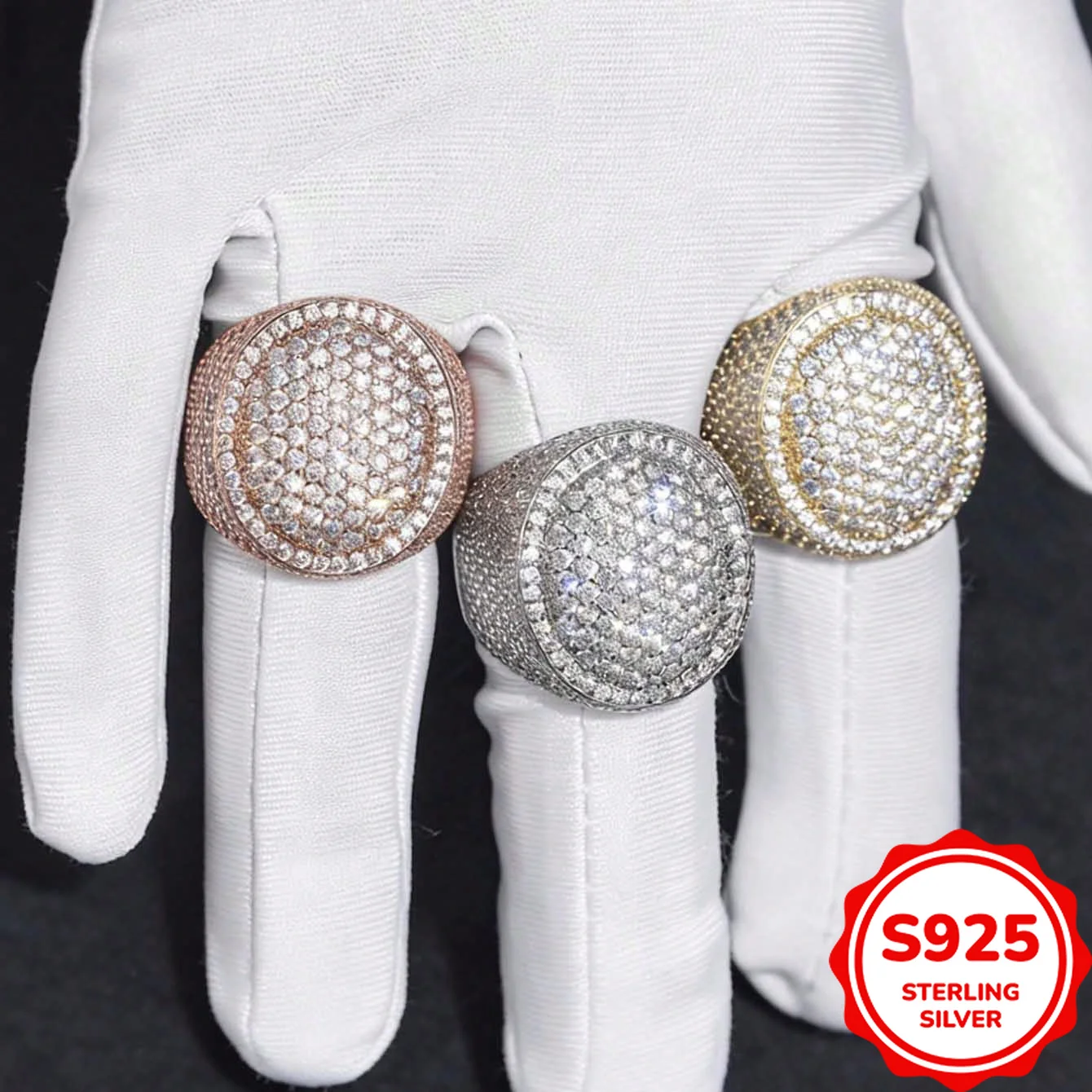 Luxurious Heavy Industry Genuine S925 Silver Round Full Diamond Ladies Temperament Versatile Ring
Luxurious Heavy Industry Genuine S925 Silver Round Full Diamond Ladies Temperament Versatile Ring