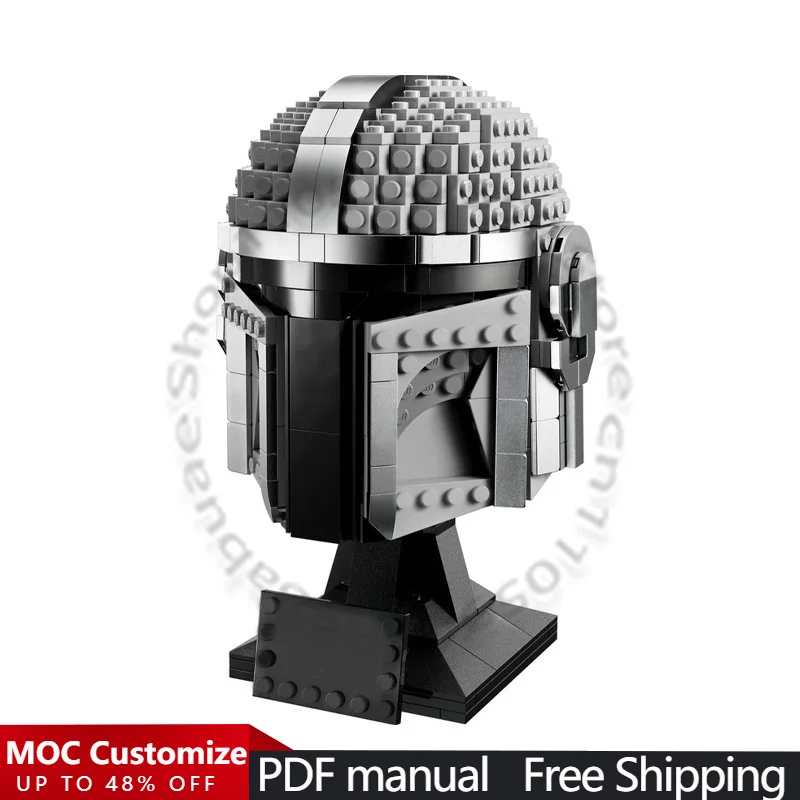 584 детали, популярная серия «Игровые персонажи», шлем MOC, модульный конструктор, креативный дизайн, игрушка для мальчиков, подарок на Рождество
584 детали, популярная серия «Игровые персонажи», шлем MOC, модульный конструктор, креативный дизайн, игрушка для мальчиков, подарок на Рождество