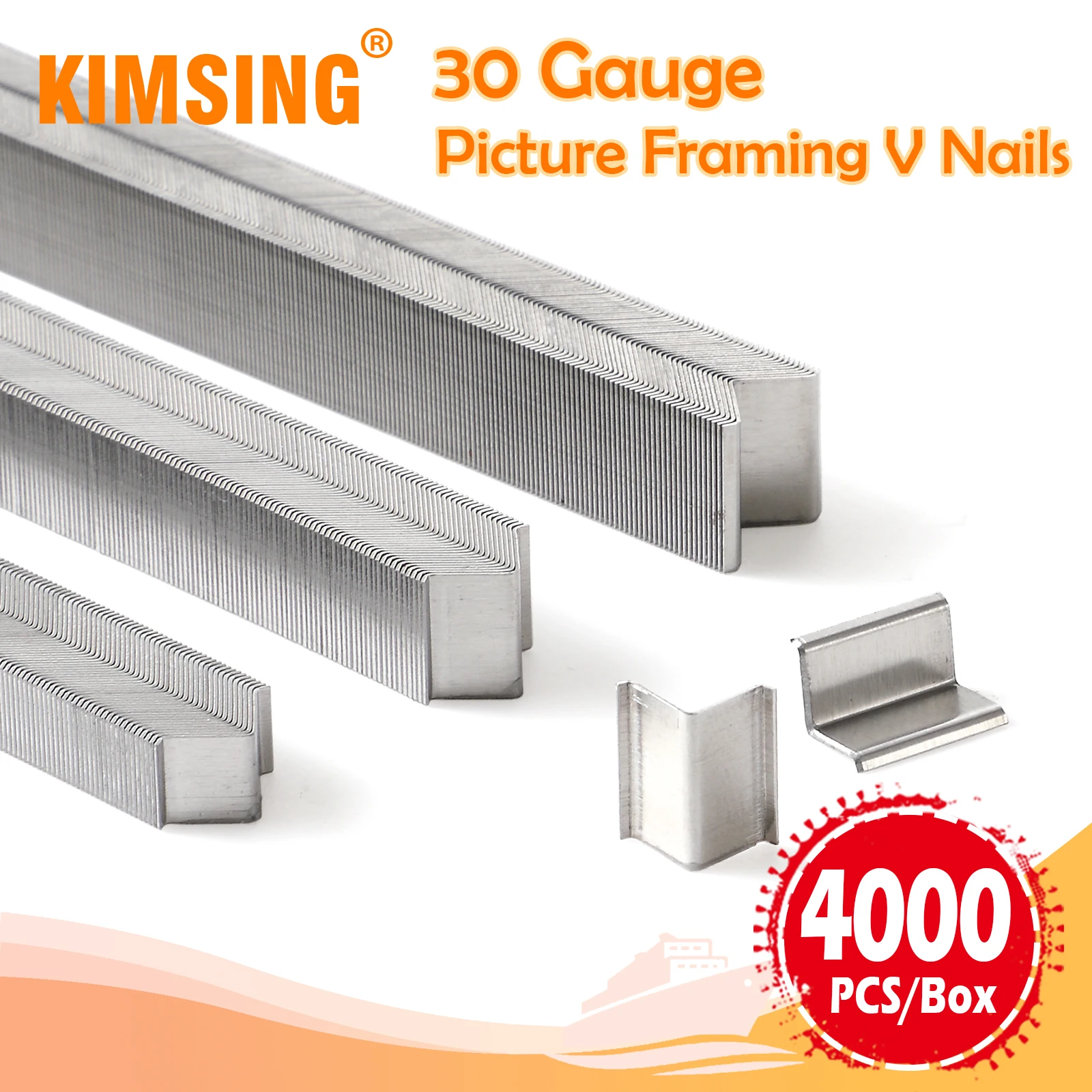 V nails 30 Gauge 10.3mm Diameter Length Factory-Direct Framing nails, for Wood Corner Joining ,4,000 PCS/BOX
V nails 30 Gauge 10.3mm Diameter Length Factory-Direct Framing nails, for Wood Corner Joining ,4,000 PCS/BOX