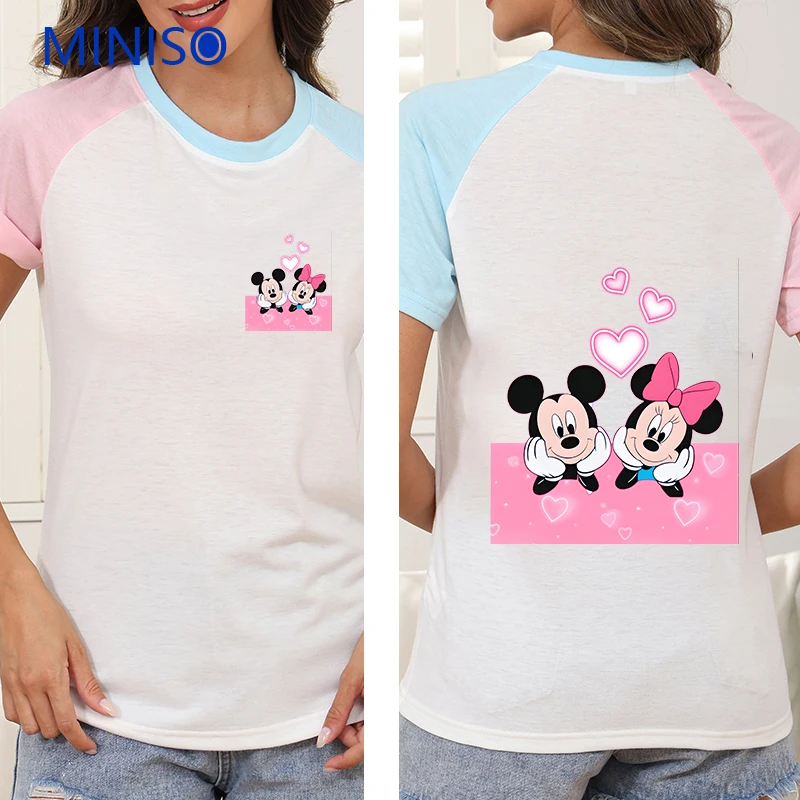 Personalized T-shirt Women Cartoon Tops Clothes Custom Trends Short Sleeve Disney Mickey Clothing Trends Ladies Summer Dress
Personalized T-shirt Women Cartoon Tops Clothes Custom Trends Short Sleeve Disney Mickey Clothing Trends Ladies Summer Dress
