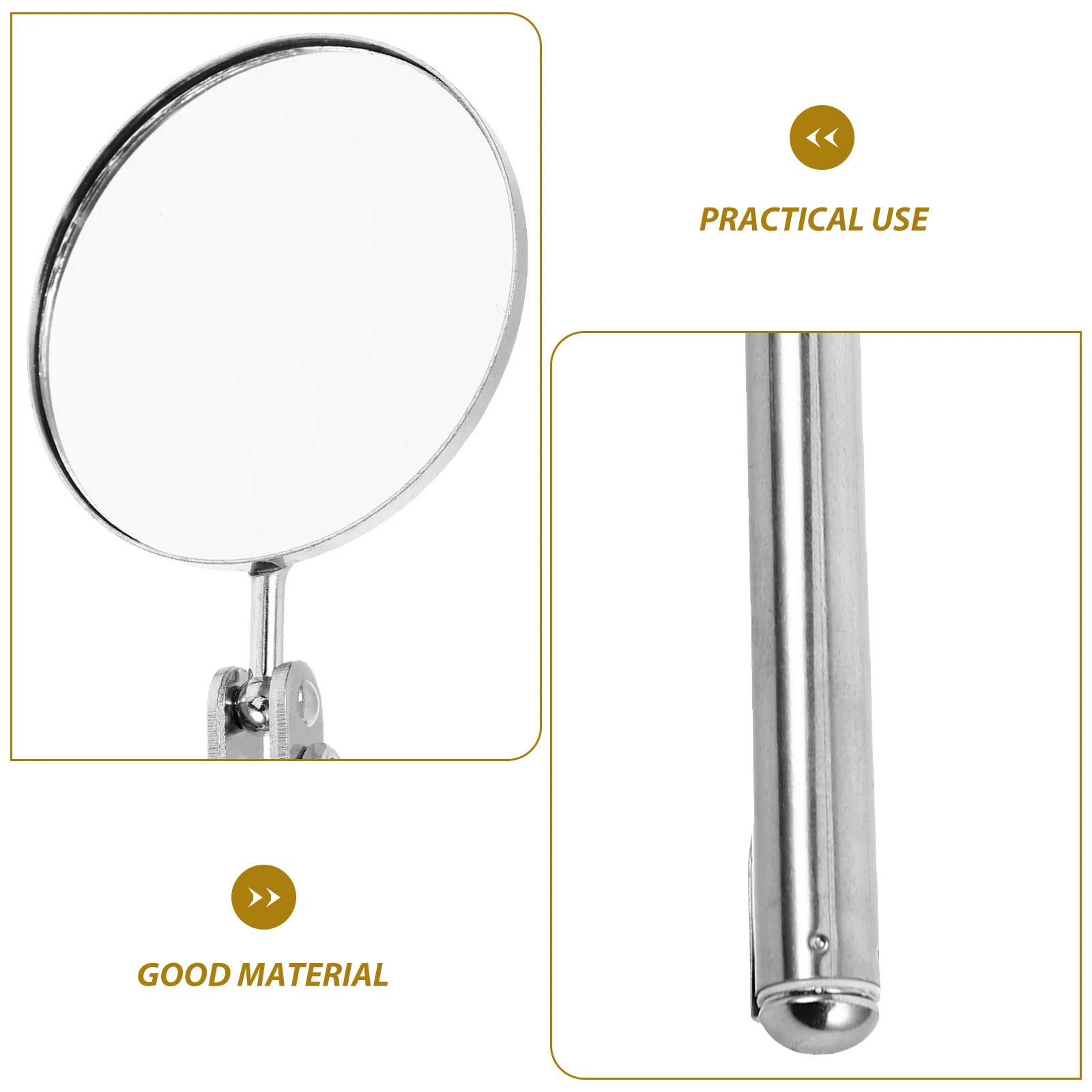 2 pcs Telescopic Inspection Mirror Foldable Hd Auto Repair Tool For Car Underbody Chassis Pipe Check Mechanic Accessories
2 pcs Telescopic Inspection Mirror Foldable Hd Auto Repair Tool For Car Underbody Chassis Pipe Check Mechanic Accessories