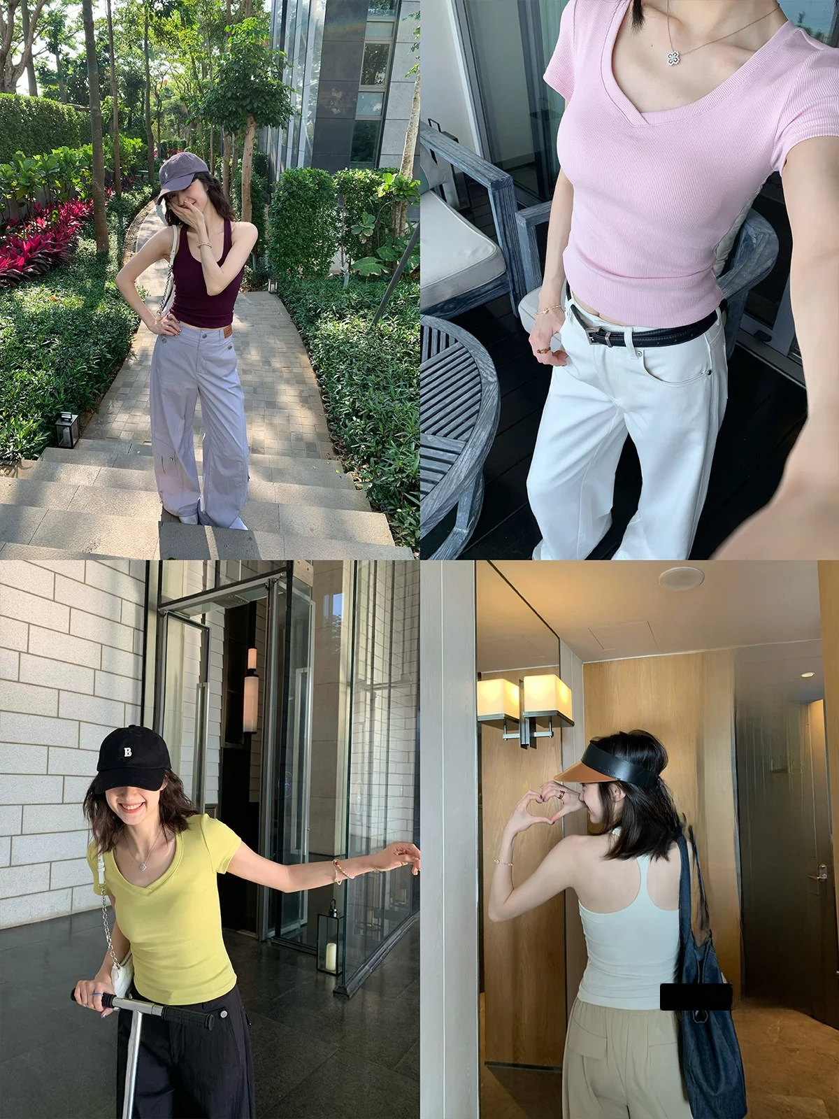 Color V-neck T-shirt Neck Hanging Beautiful Back Elastic Slimming Chest Pad Women's Cotton Blend Spring Summer Top
Color V-neck T-shirt Neck Hanging Beautiful Back Elastic Slimming Chest Pad Women's Cotton Blend Spring Summer Top
