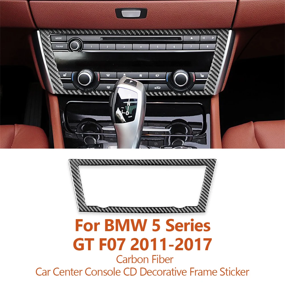 For BMW 5 Series GT F07 2011-2017 Carbon Fiber Car Center Console CD Decorative Frame Sticker Car-styling Trims Auto Accessories
For BMW 5 Series GT F07 2011-2017 Carbon Fiber Car Center Console CD Decorative Frame Sticker Car-styling Trims Auto Accessories